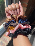 Satin-Silk Scrunchie Set (3)